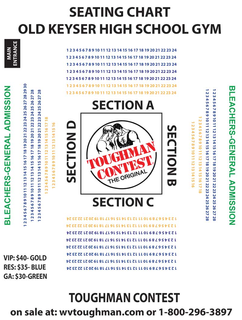 Seating Chart — Keyser, WV