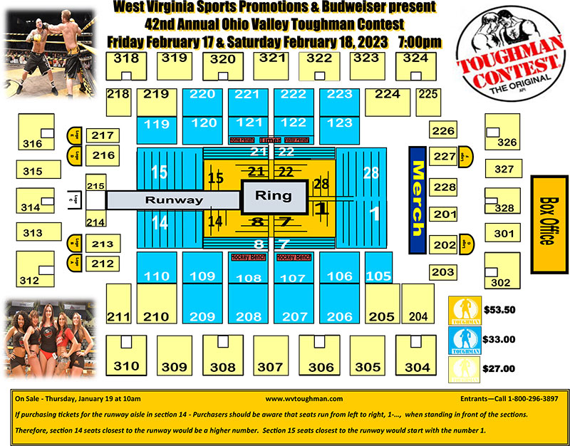 Wheeling Nailers Seating Chart